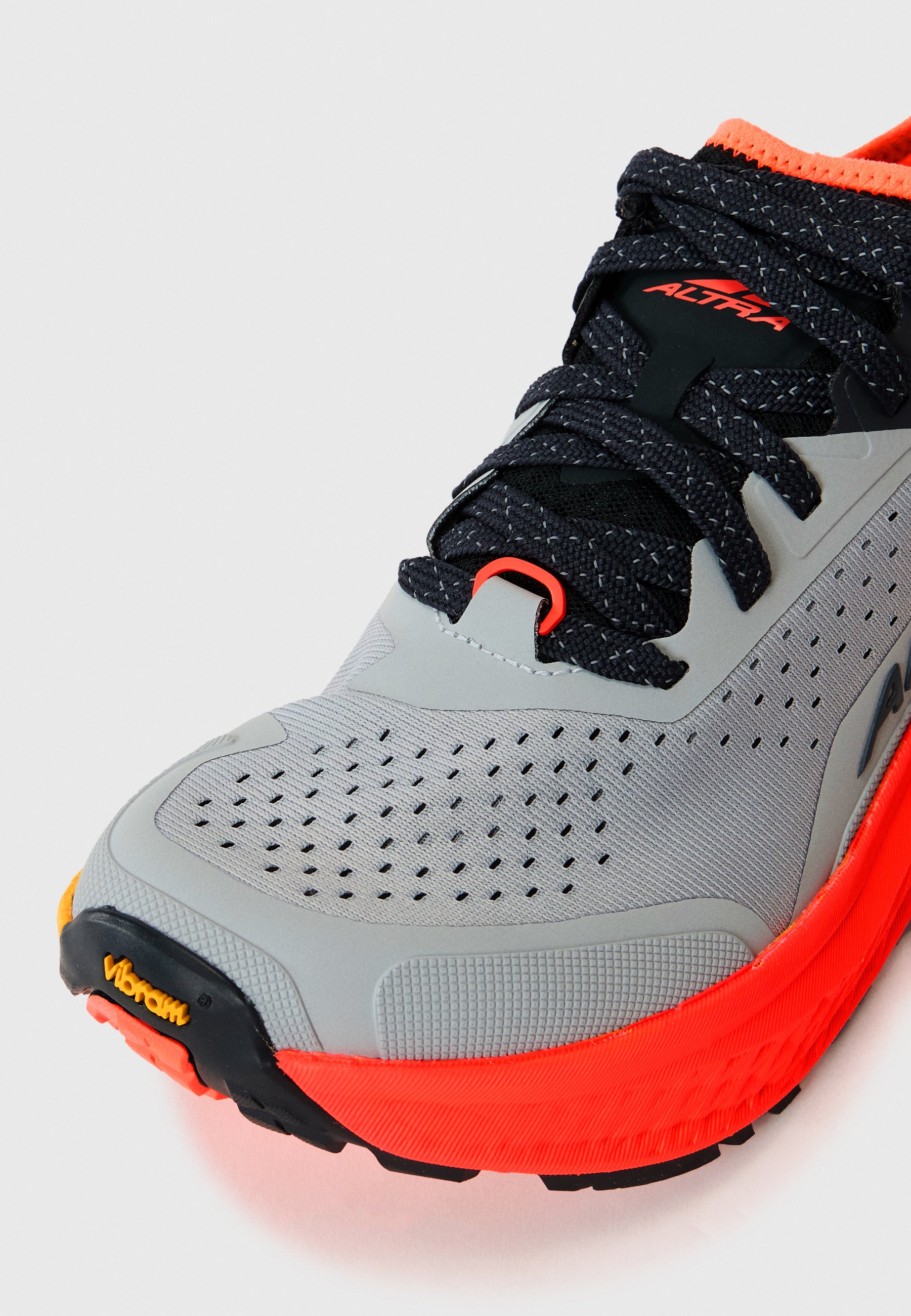 Altra OLYMPUS 6 - Trail running shoes - gray/red/grey