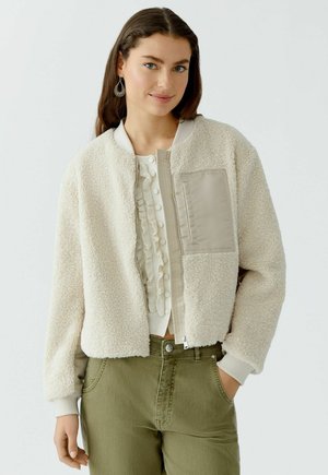 Teddy - Bomber Jacket - light stone