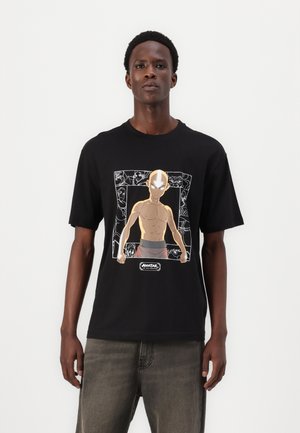 ONSAVATAR TEE - Print T-shirt - black