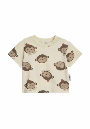 SHORT SLEEVE - T-Shirt print - light beige