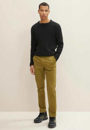 ANKLE LÄNGE - Pantaloni - light olive green