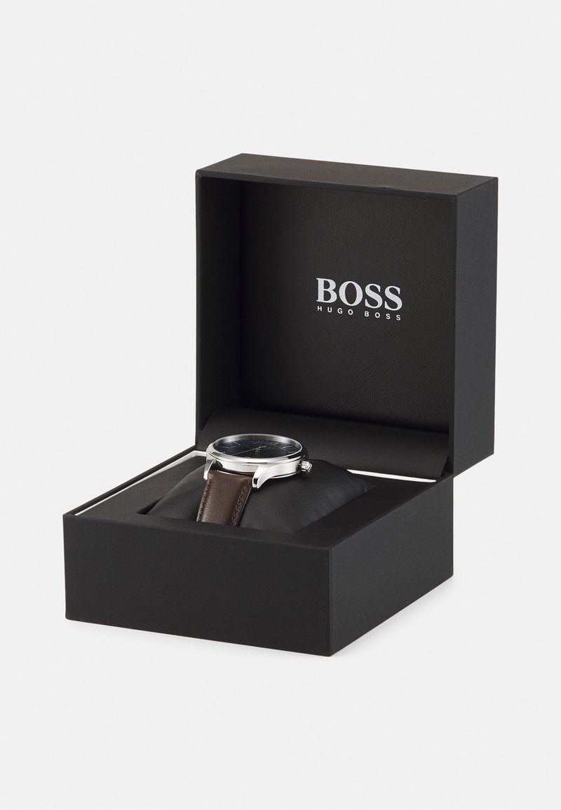 Herren Analoguhren | BOSS ELITE Uhr brown/silver-coloured/blue/braun - CK36985 Herren Analoguhren | BOSS ELITE Uhr brown/silver-coloured/blue/braun - CK36985