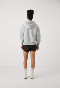 Champion ICONS FULL ZIP HOODIE LOGO - Felpa con zip - grey