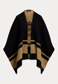CREST JACQUARD RUADA - Cape - black/camel