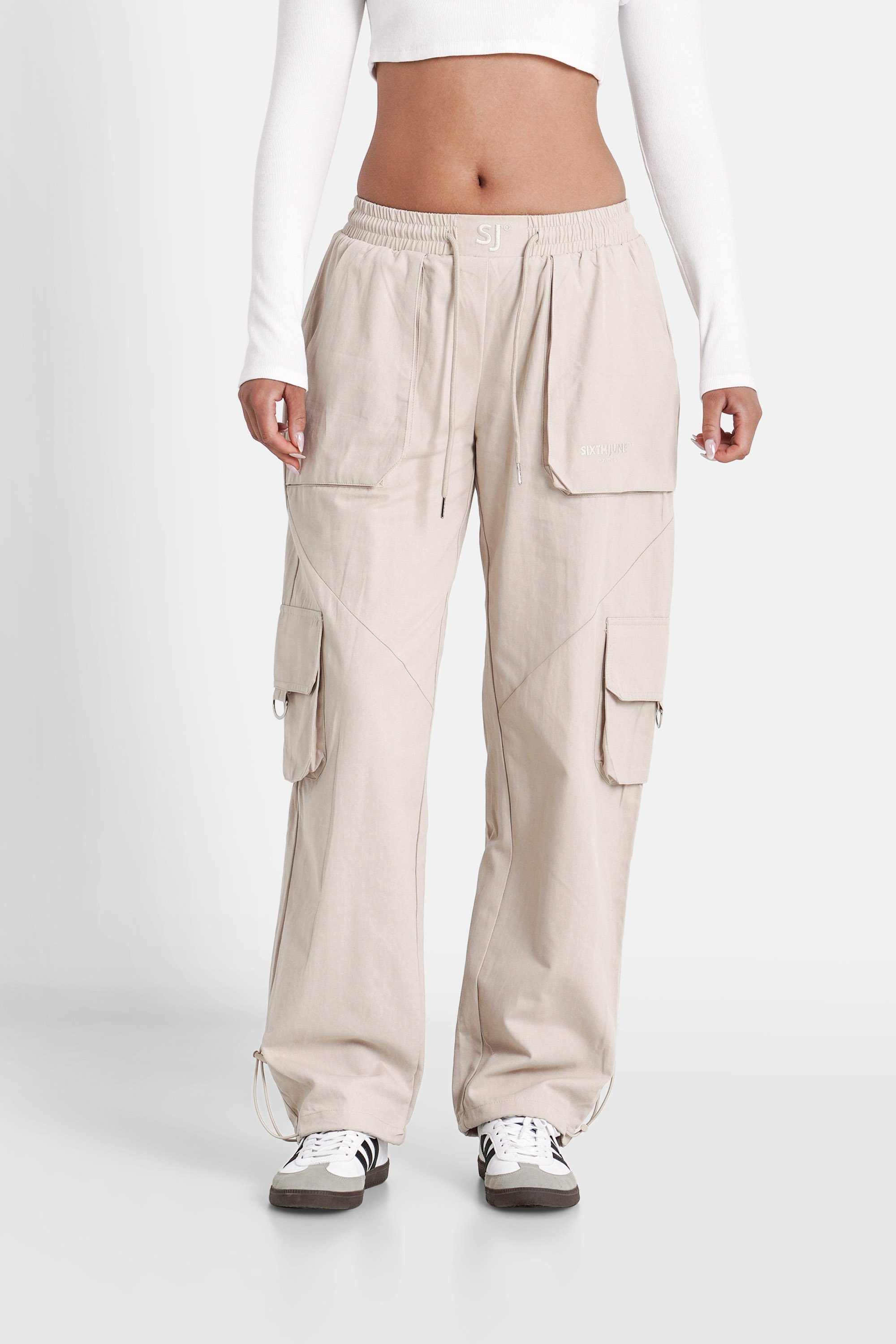 Sixth June Cargo trousers - beige - Zalando
