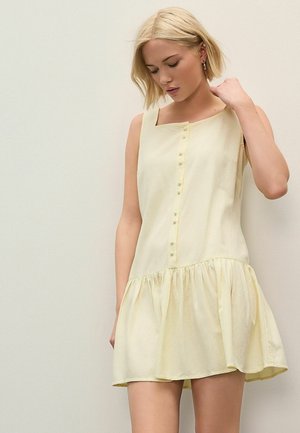 Blusenkleid - lemon yellow