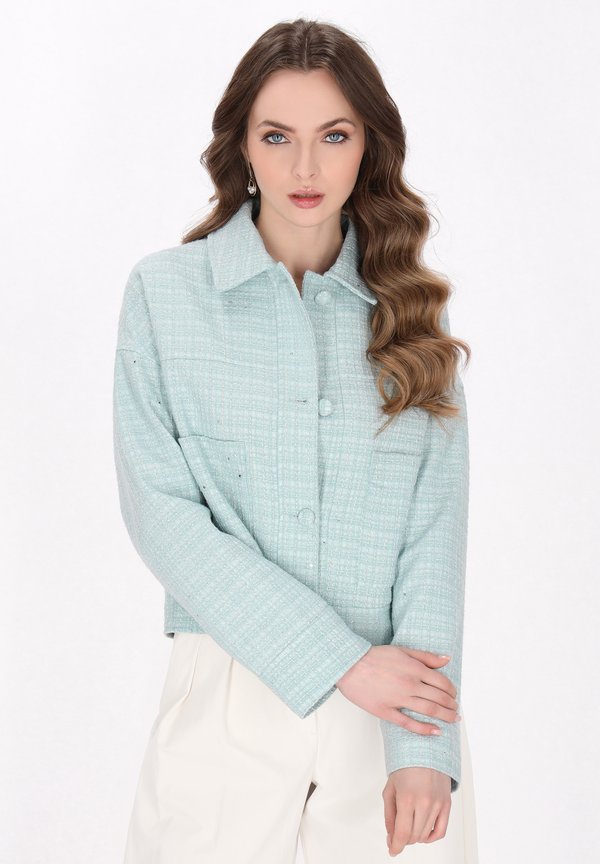 Übergangsjacke - munt glitter