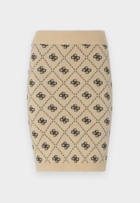 SARAH SKIRT  - Falda de tubo - travertine sand blac