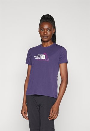 MOUNTAIN FOUNDATION SS TEE - T-shirt till träning - eternal purple