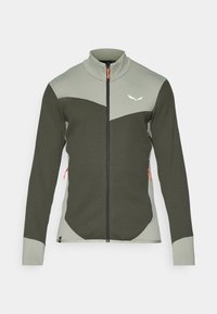 PUEZ WAFFLE JACKET - Veste polaire - dark olive