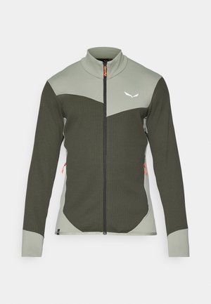 Salewa PUEZ WAFFLE JACKET - Fleece jacket - dark olive