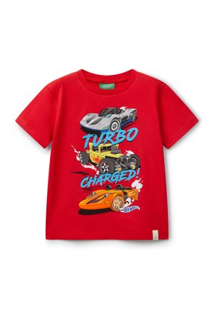 HOT WHEELS - T-shirt con stampa - red