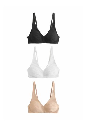 DAISY NON PAD WIRE THREE PACK - T-shirt bra - black/white/praline nude