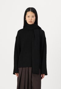 Gina Tricot SCARF  - Pulover - black