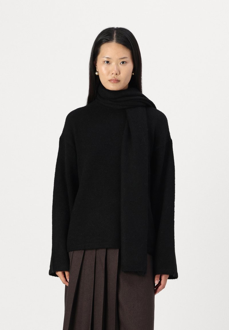Gina Tricot SCARF  - Pulover - black