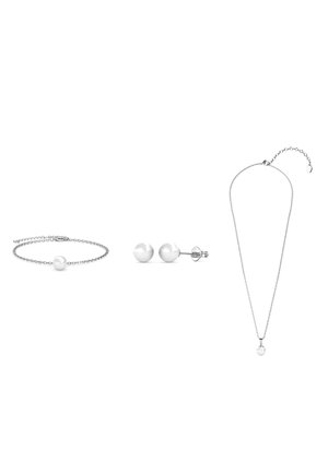 SET PARURES TRIO MOTHER OF PEARL - Orecchini - couleur argentée cristal