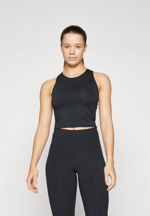 Champion PERFORMANCE CROP BACK CUT - Top - black