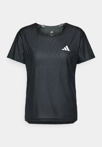 adidas Performance TEE - Sports T-shirt - black/grey six/black ...