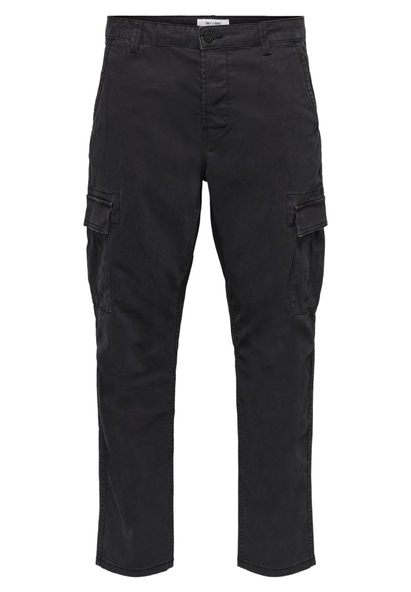 ONLY & SONS Pantaloni Cargo Uomo – Vestibilità Affusolata, In Cotone Ed Elastan, Look Casual Chic - 3