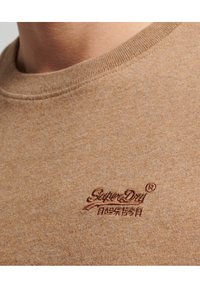 Superdry & Co VINTAGE LOGO  - T-shirts basic - buck tan marl