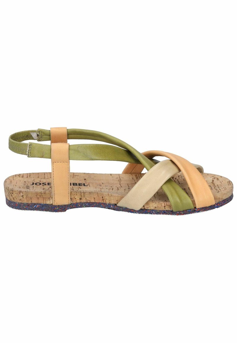 Damen Riemchensandalen | Josef Seibel Riemensandalette oliv multi/mehrfarbig - PU84187 Damen Riemchensandalen | Josef Seibel Riemensandalette oliv multi/mehrfarbig - PU84187