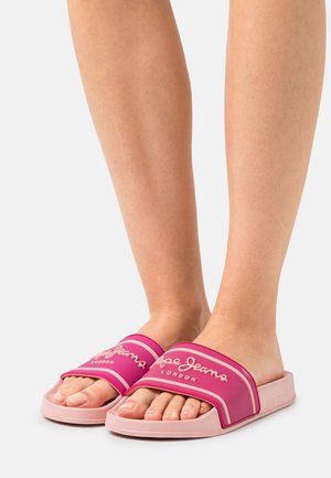 SLIDER LOGO WOMAN - Ciabattine - petal
