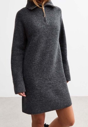Strickkleid - dark grey