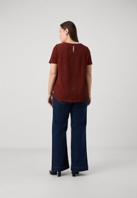 ONLY Carmakoma CARVICA LIFE NOOS - Bluse - burnt henna