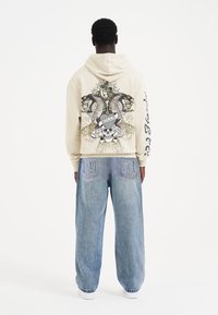 Ed Hardy GOTHIC FRAYED PANEL  - Vaqueros rectos - blue