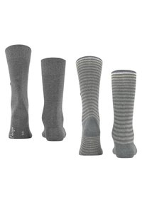 Burlington ONE SIZE EVERYDAY STRIPE SO - MIXED 2-PACK - Socks - grau