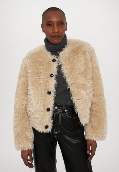 STAND STUDIO LUCINE JACKET - Talvejope - black/off white