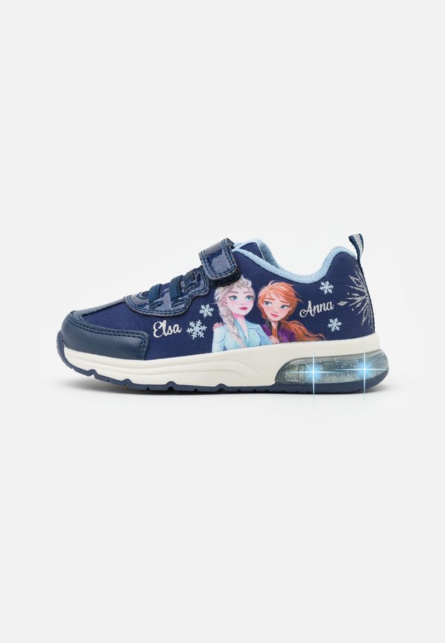 SPACECLUB GIRL DISNEY FROZEN ELSA & ANNA - Sneakersy niskie - navy/sky