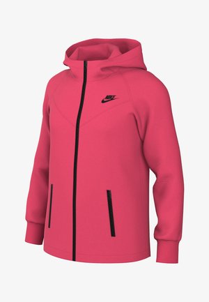 Nike Sportswear, TECH FLEECE - Felpa con zip - aster pink/black