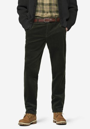 Meyer, EXKLUSIVE CORD CHINO - Broek - dunkelgrün