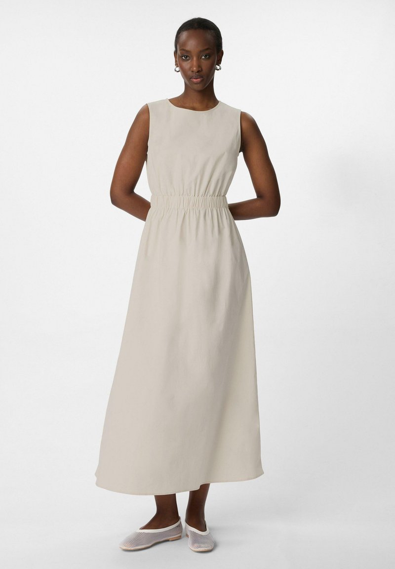 comma casual identity ÄRMELLOSES MIT CUT-OUT - Maxi dress - beige
