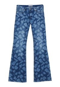 FIORI  - Jeans a zampa - blu