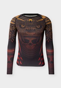QUETZAL FURY RASHGUARDS - Φανέλα - black/red/tangerine