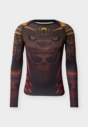 QUETZAL RASHGUARDS - Alsónemű - black/fury red/tangerine