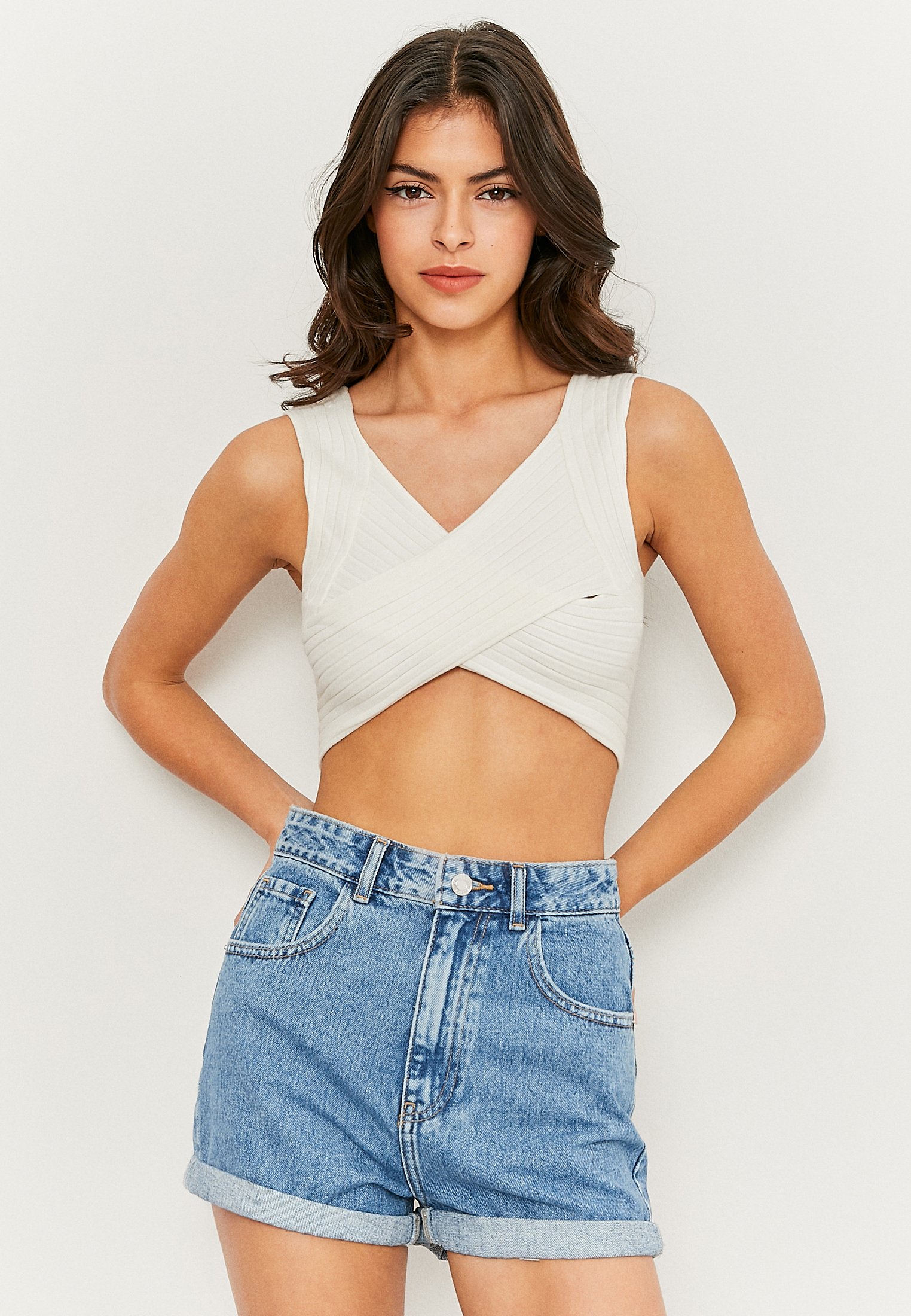 TALLY WEiJL Shorts di jeans - blu - Zalando.it