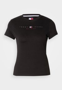 SLIM LINEAR TEE - Print T-shirt - black