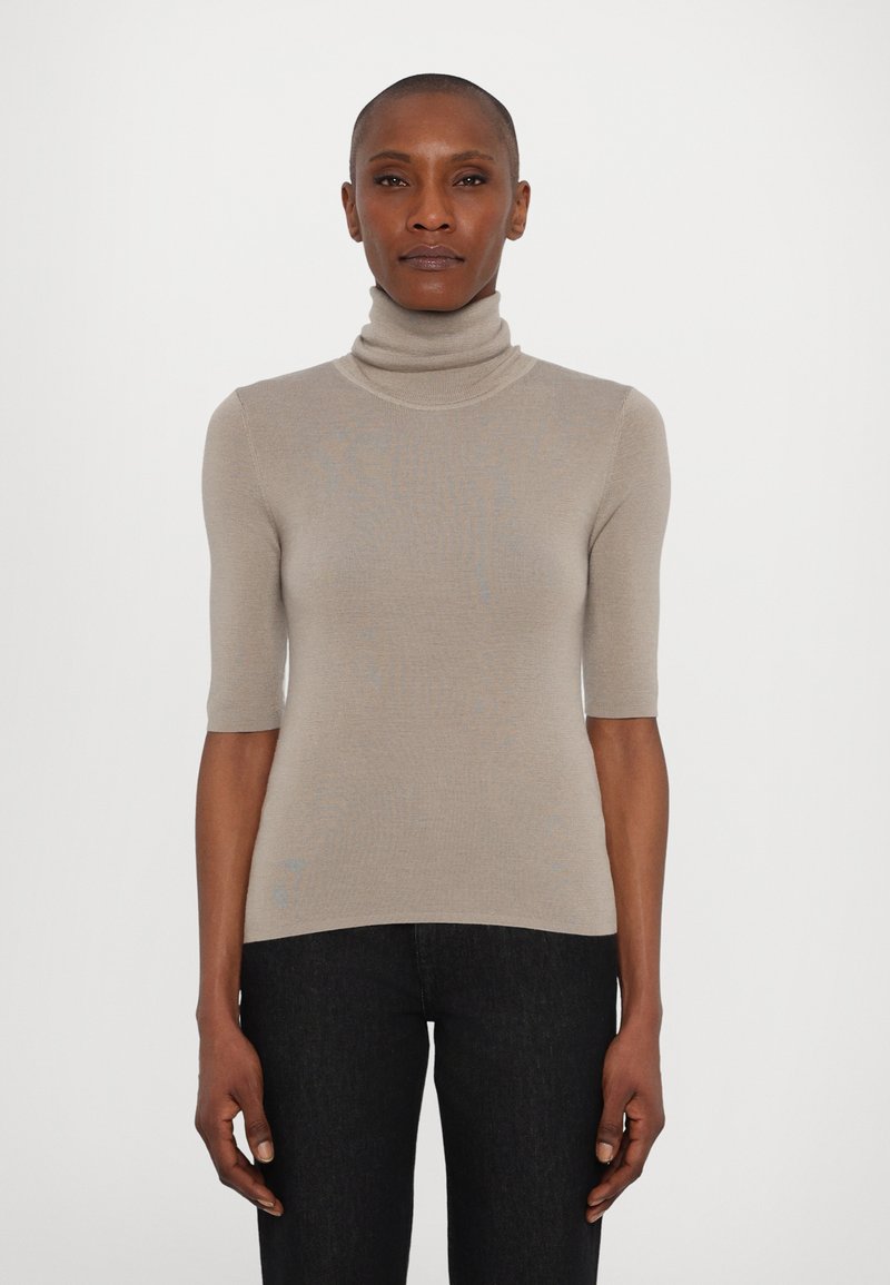 Filippa K - ELBOW SLEEVE - Neule - moss grey, Suurenna