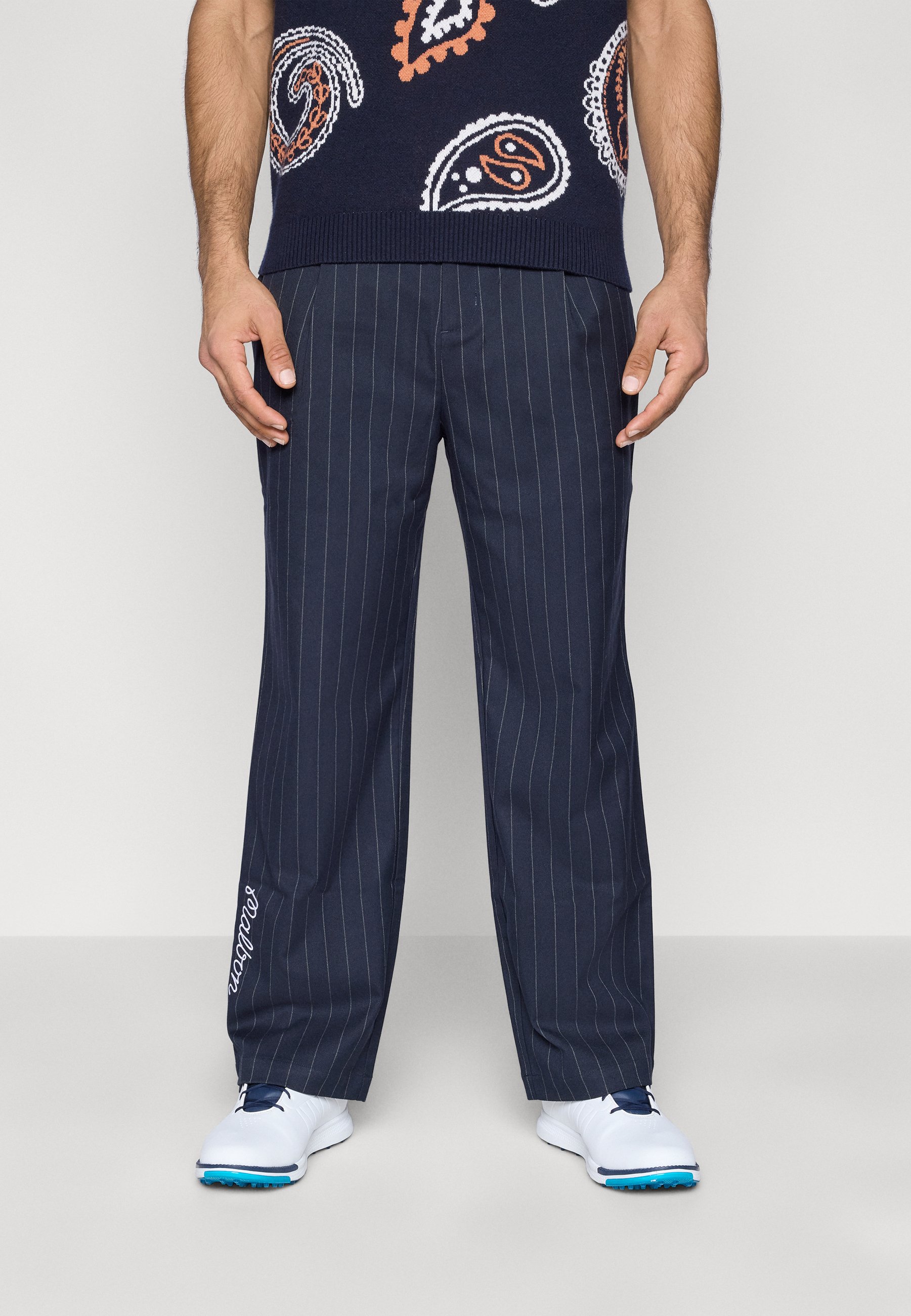 Malbon EMMETT PANT - Trousers - navy/dark blue - Zalando