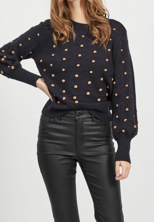 Neule - mottled dark blue