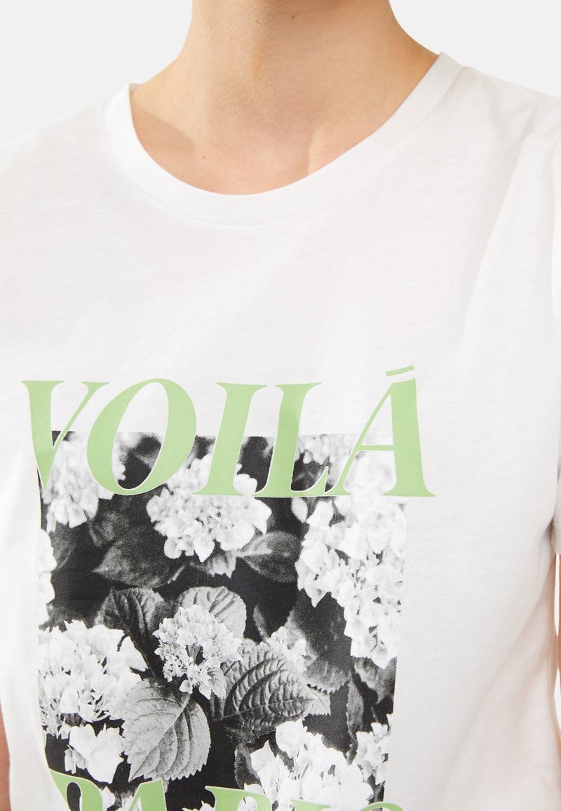 Damen T-Shirts | LC Waikiki CREW NECK SHORT SLEEVE T-Shirt print ecru/offwhite - BK66187 Damen T-Shirts | LC Waikiki CREW NECK SHORT SLEEVE T-Shirt print ecru/offwhite - BK66187