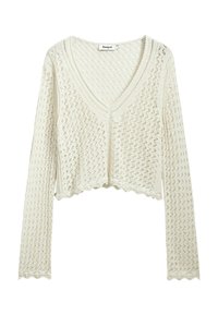 CROPPED OPENWORK - Svetr - beige