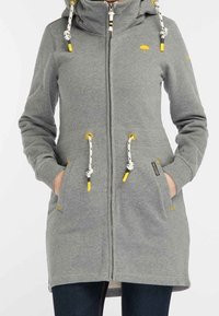 Schmuddelwedda Zip-up sweatshirt - mottled grey