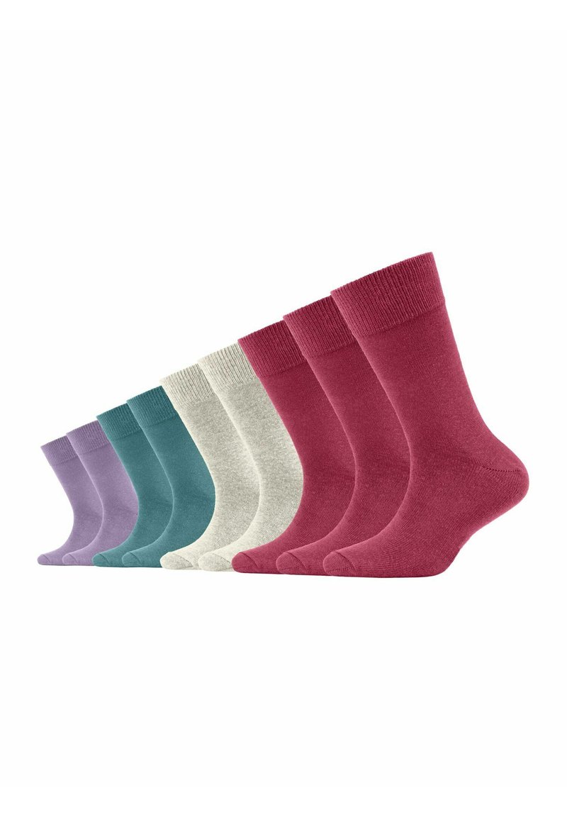 s.Oliver ONLINE ESSENTIAL 9 PACK - Calze - red bud