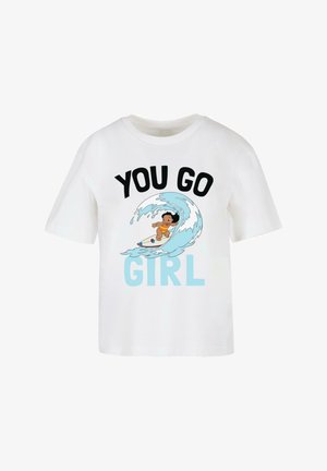 Merchcode, LILO STITCH YOU GO TEE - T-shirts print - white