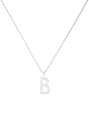HALSKETTE MIT GROSS INITIAL CHARM SILBER (A-Z) - Halskette - silver coloured
