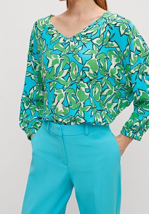 comma Blouse - turquoise